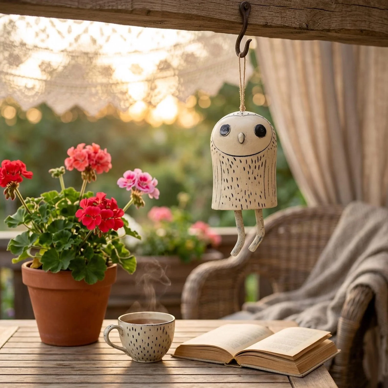 🎐Handmade Whimsical Animal Wind Chime Ornaments - Image 4