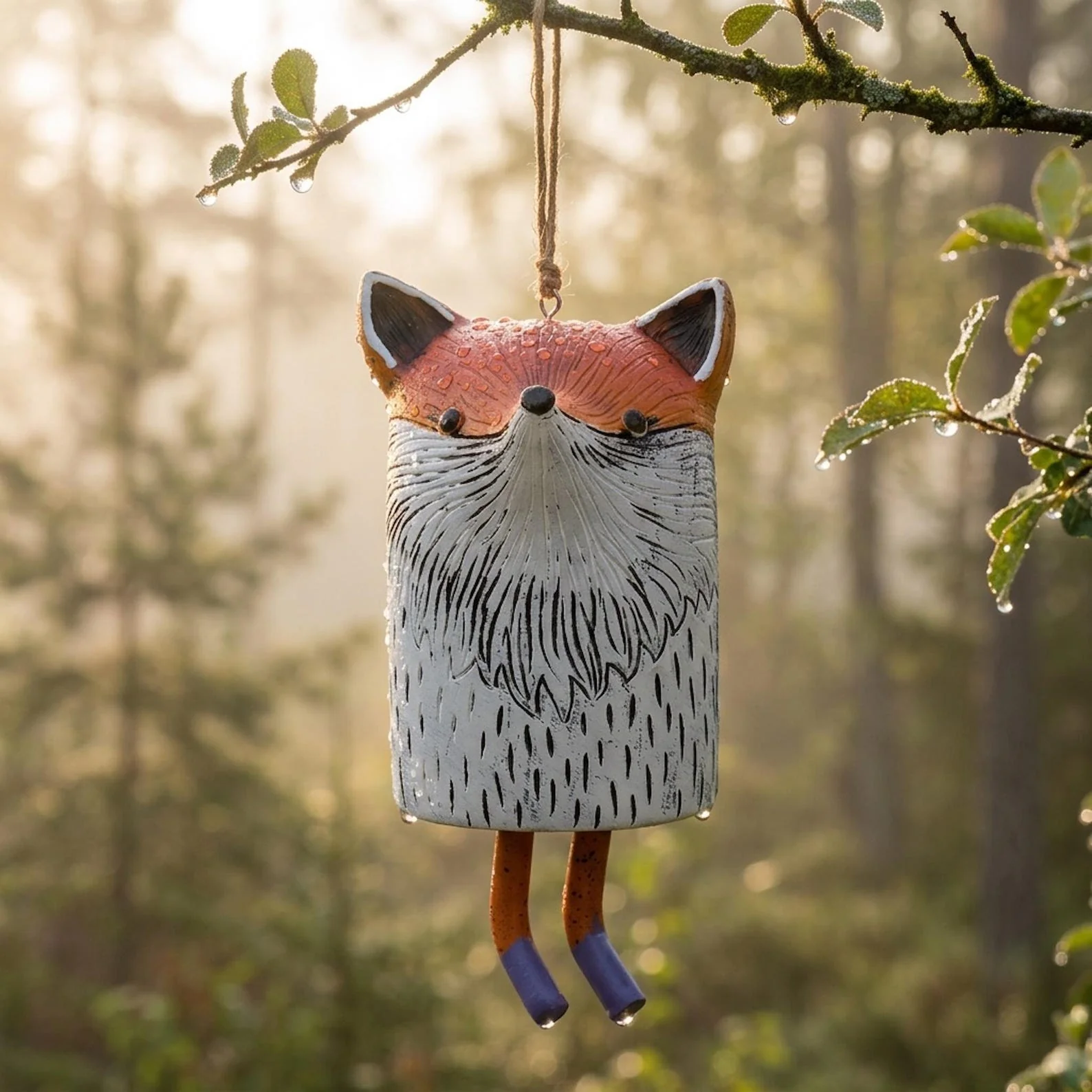 🎐🎐Handmade Whimsical Animal Wind Chime Ornaments - Image 5