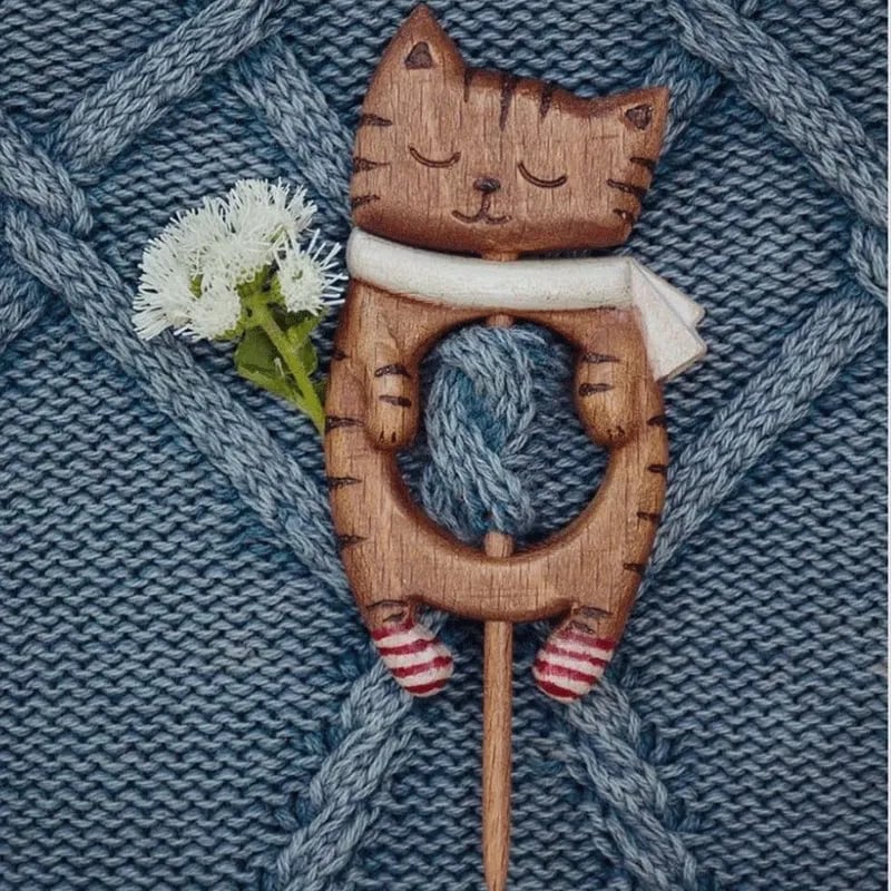 🔥LAST DAY 50% OFF - 🦊Wooden Animal Brooches - Image 5