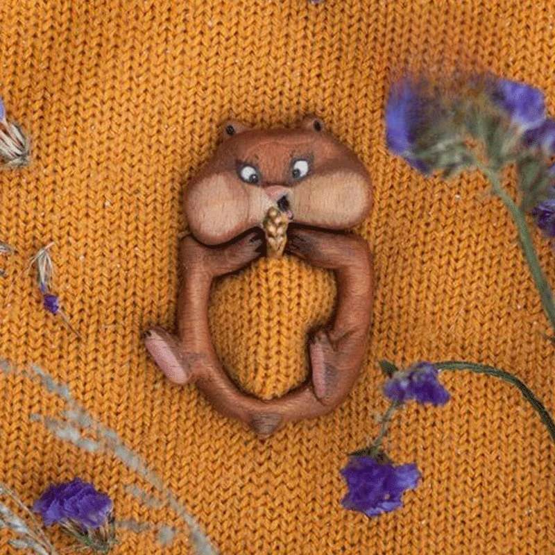 🔥LAST DAY 50% OFF - 🦊Wooden Animal Brooches - Image 6