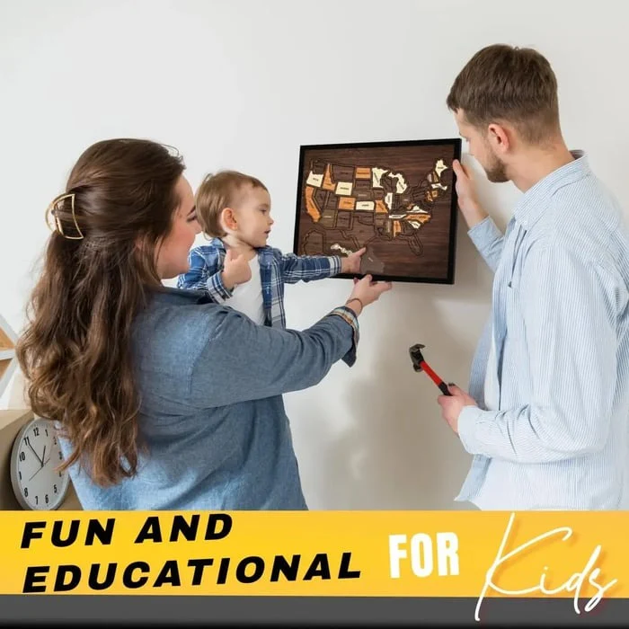 🔥Last Day 49% OFF -❤️Wooden USA Travel Map Puzzle🧩A Stylish Way to Track Your Journey & Memories - Image 11
