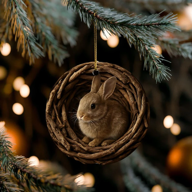 🎄 Woodland Wonders Christmas Ornament Collection 🦉 - Image 2