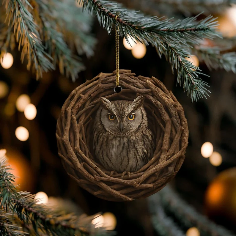 🎄 Woodland Wonders Christmas Ornament Collection 🦉 - Image 3